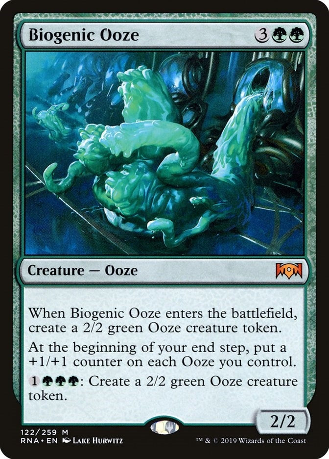 Image for Biogenic Ooze (122) [Ravnica Allegiance] - Magic: The Gathering