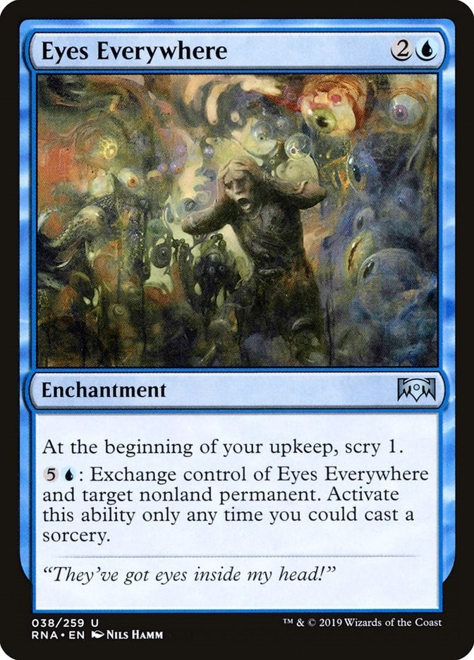 Image for Eyes Everywhere (38) [Ravnica Allegiance] - Magic: The Gathering