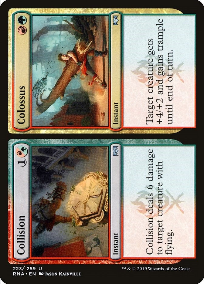 Image for Collision // Colossus (223) [Ravnica Allegiance] - Magic: The Gathering
