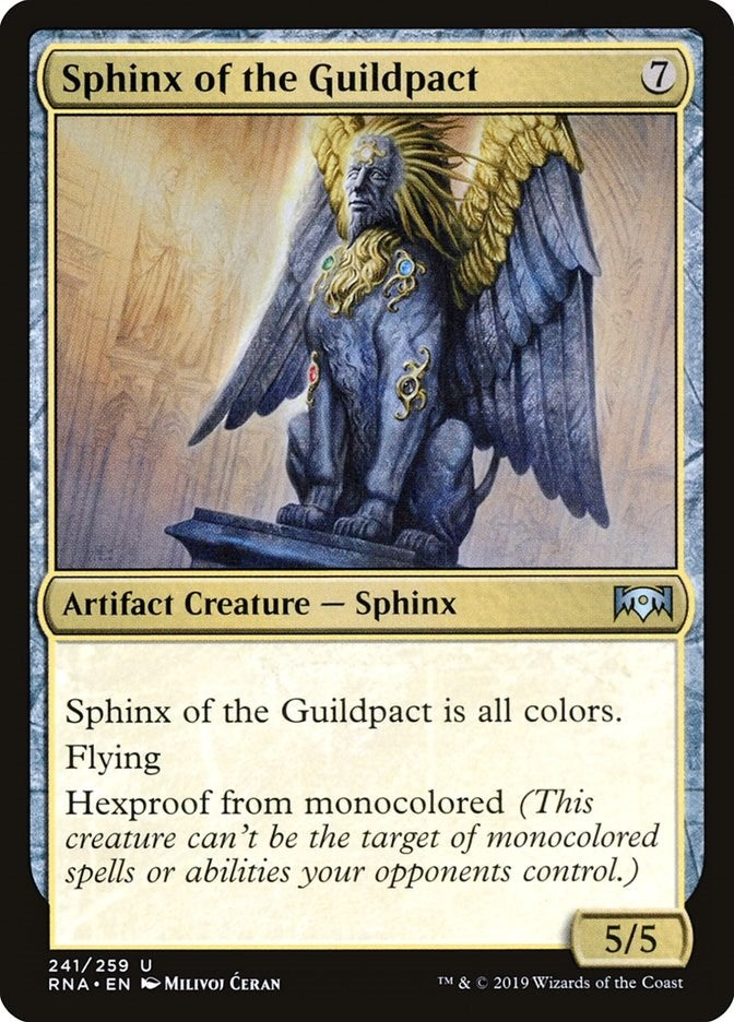 Image for Sphinx of the Guildpact (241) [Ravnica Allegiance] - Magic: The Gathering