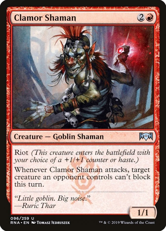 Image for Clamor Shaman (96) [Ravnica Allegiance] - Magic: The Gathering