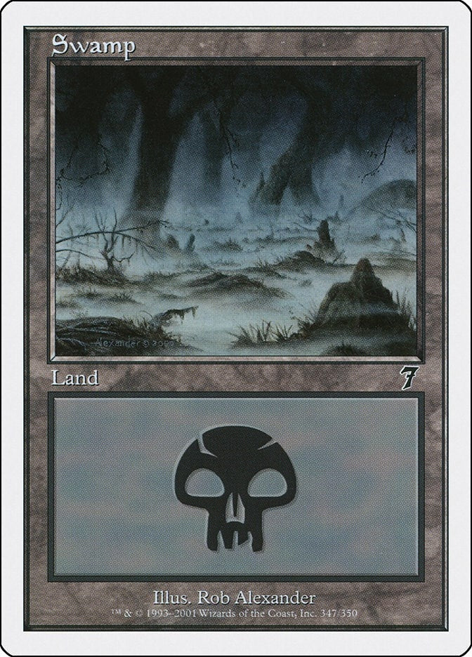 Image for Swamp (347) (347) [7th Edition] - Magic: The Gathering