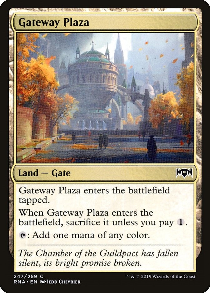 Image for Gateway Plaza (247) [Ravnica Allegiance] - Magic: The Gathering