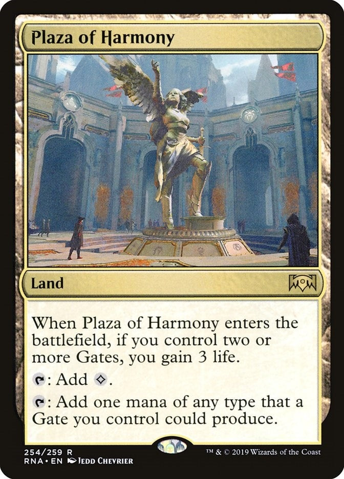 Image for Plaza of Harmony (254) [Ravnica Allegiance] - Magic: The Gathering