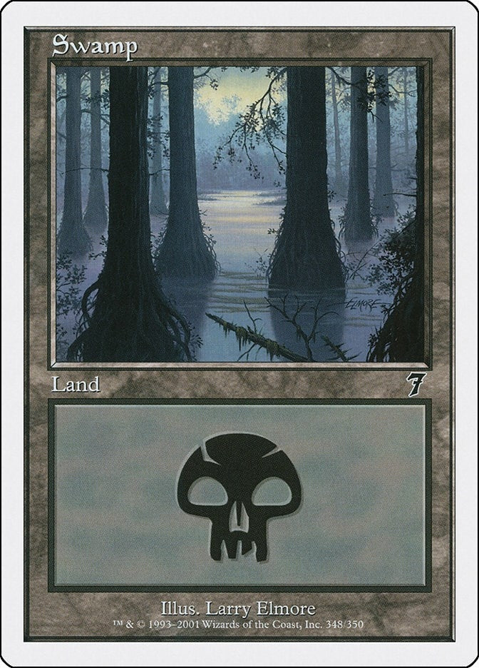 Image for Swamp (348) (348) [7th Edition] - Magic: The Gathering