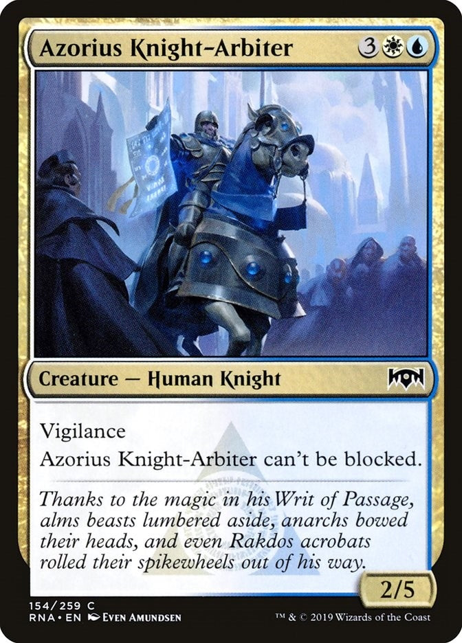 Image for Azorius Knight-Arbiter (154) [Ravnica Allegiance] - Magic: The Gathering