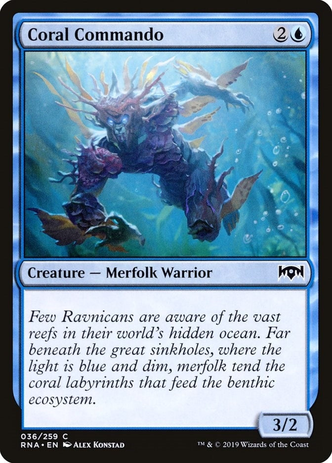 Image for Coral Commando (36) [Ravnica Allegiance] - Magic: The Gathering