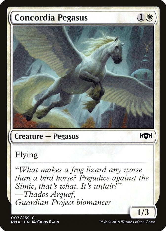 Image for Concordia Pegasus (7) [Ravnica Allegiance] - Magic: The Gathering