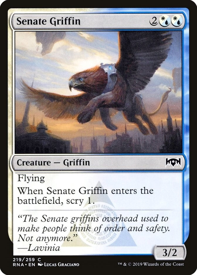 Image for Senate Griffin (219) [Ravnica Allegiance] - Magic: The Gathering