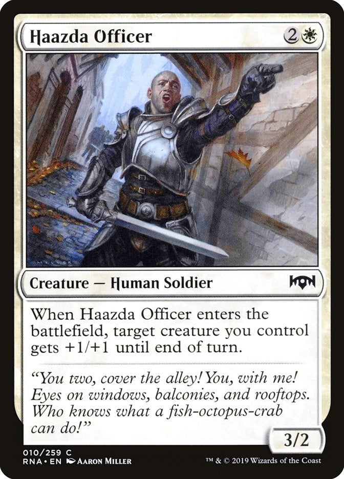 Image for Haazda Officer (10) [Ravnica Allegiance] - Magic: The Gathering