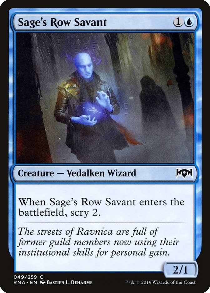 Image for Sage's Row Savant (49) [Ravnica Allegiance] - Magic: The Gathering
