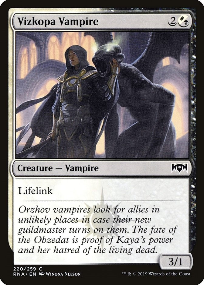 Image for Vizkopa Vampire (220) [Ravnica Allegiance] - Magic: The Gathering