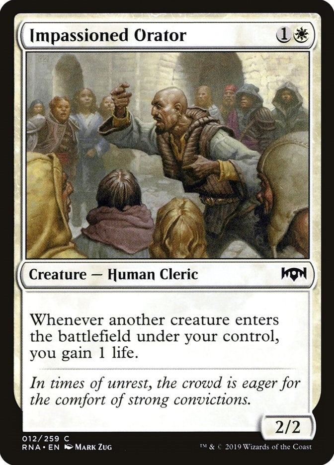 Image for Impassioned Orator (12) [Ravnica Allegiance] - Magic: The Gathering