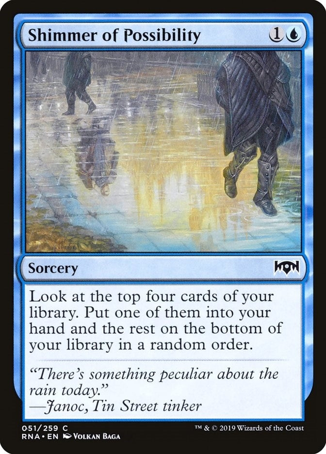 Image for Shimmer of Possibility (51) [Ravnica Allegiance] - Magic: The Gathering