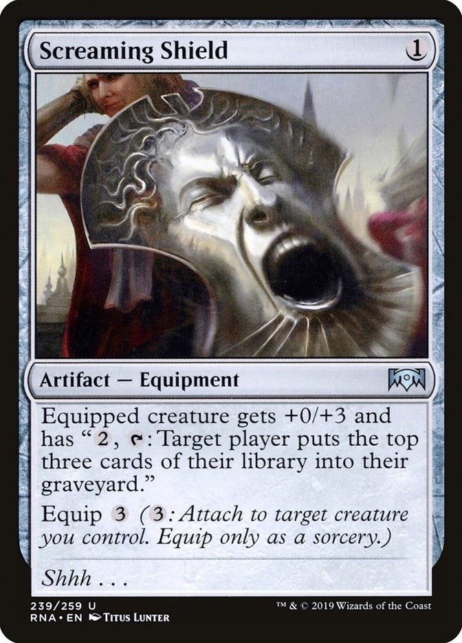 Image for Screaming Shield (239) [Ravnica Allegiance] - Magic: The Gathering