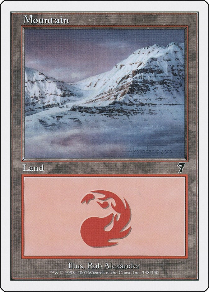 Image for Mountain (338) (338) [7th Edition] - Magic: The Gathering