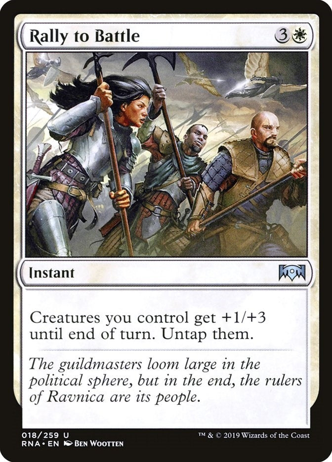 Image for Rally to Battle (18) [Ravnica Allegiance] - Magic: The Gathering
