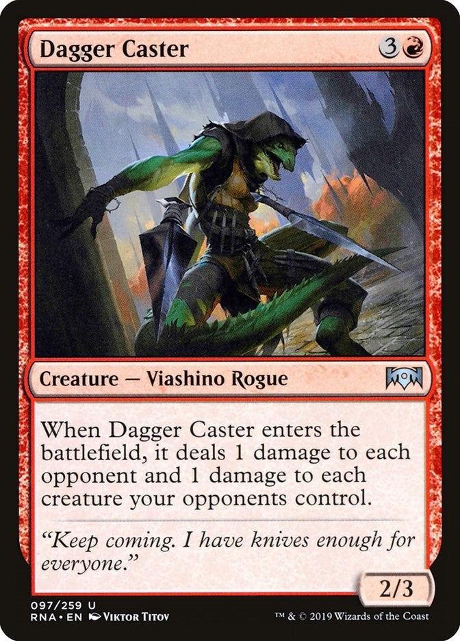Image for Dagger Caster (97) [Ravnica Allegiance] - Magic: The Gathering