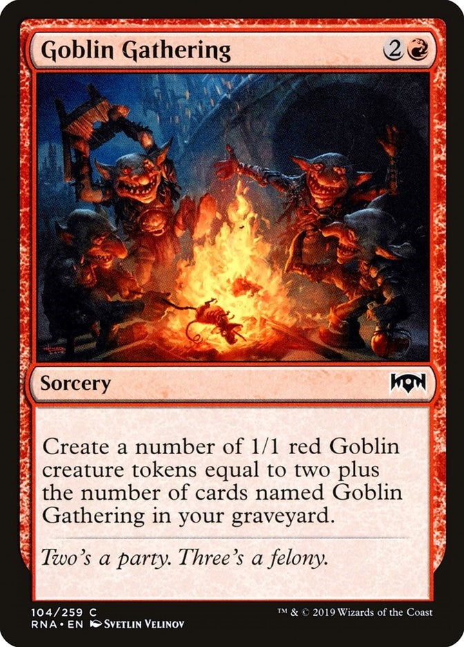 Image for Goblin Gathering (104) [Ravnica Allegiance] - Magic: The Gathering