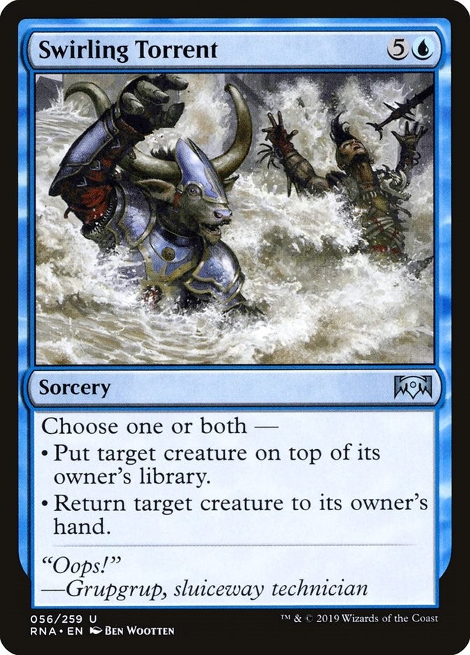 Image for Swirling Torrent (56) [Ravnica Allegiance] - Magic: The Gathering