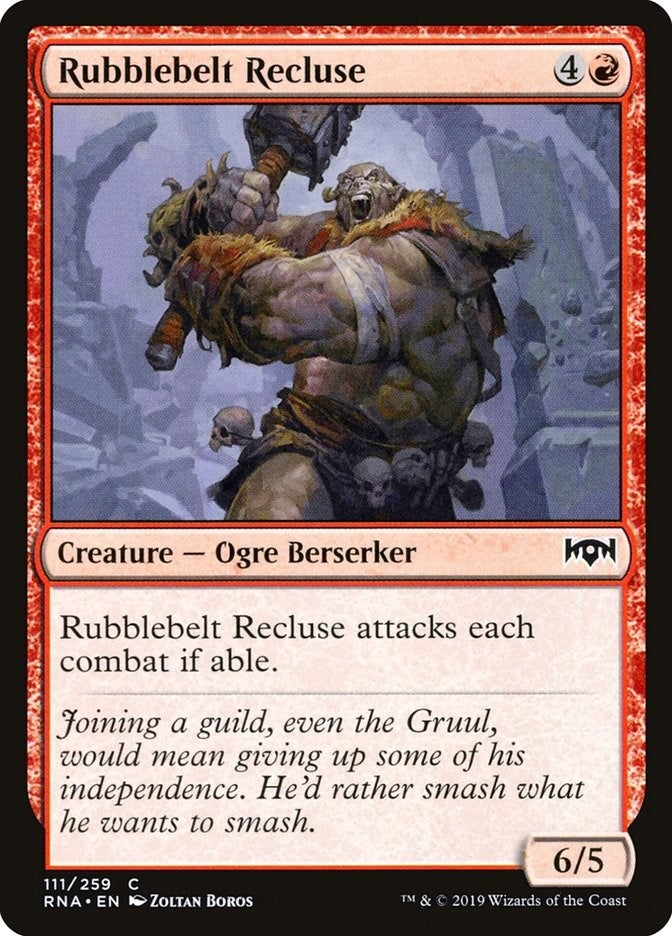 Image for Rubblebelt Recluse (111) [Ravnica Allegiance] - Magic: The Gathering