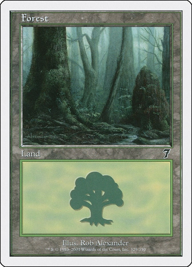 Image for Forest (329) (329) [7th Edition] - Magic: The Gathering