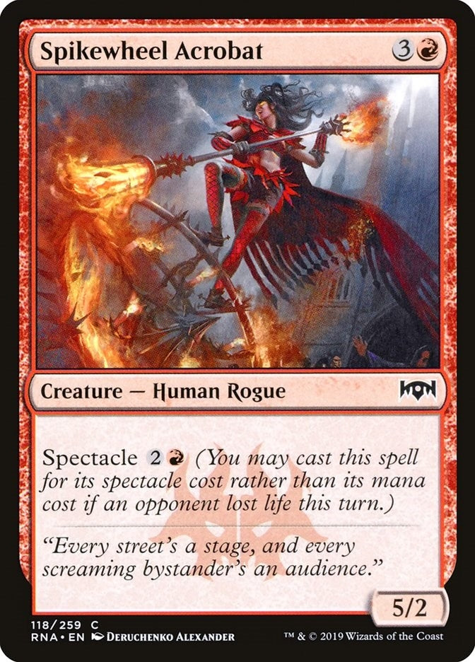 Image for Spikewheel Acrobat (118) [Ravnica Allegiance] - Magic: The Gathering