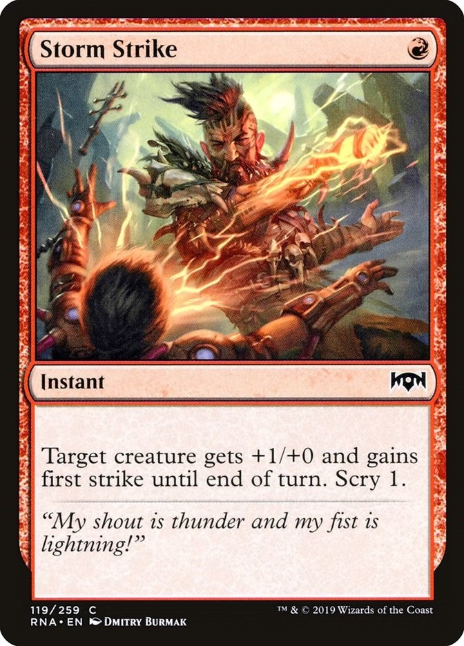 Image for Storm Strike (119) [Ravnica Allegiance] - Magic: The Gathering