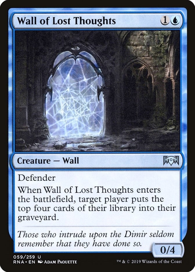 Image for Wall of Lost Thoughts (59) [Ravnica Allegiance] - Magic: The Gathering