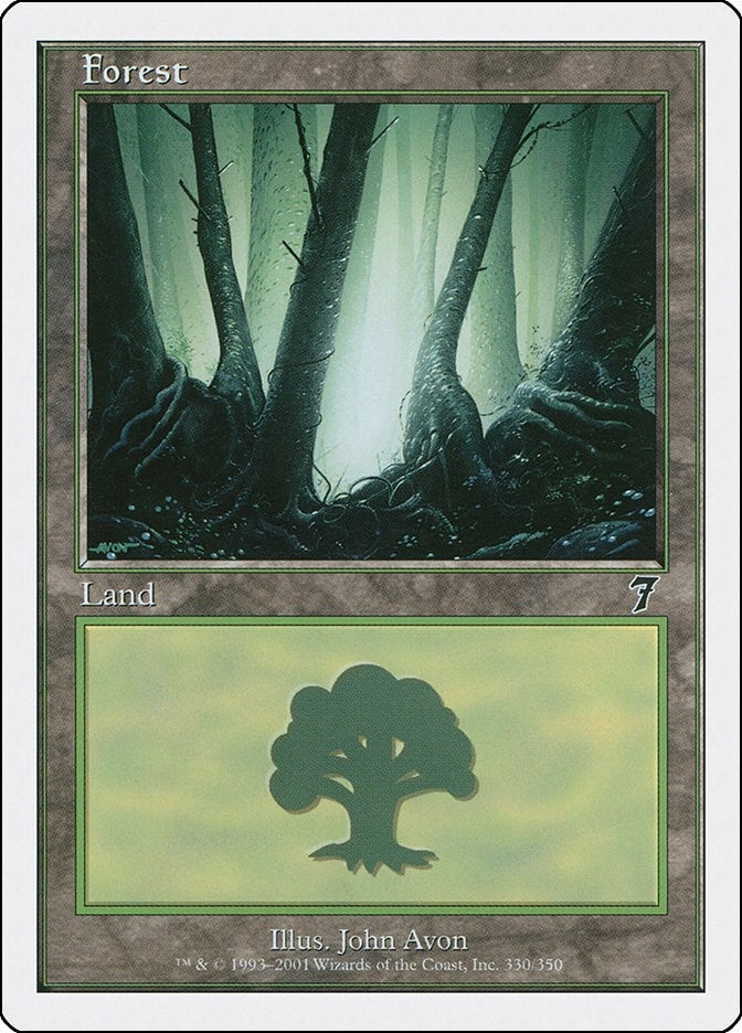 Image for Forest (330) (330) [7th Edition] - Magic: The Gathering