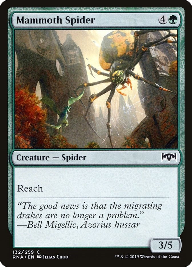 Image for Mammoth Spider (132) [Ravnica Allegiance] - Magic: The Gathering