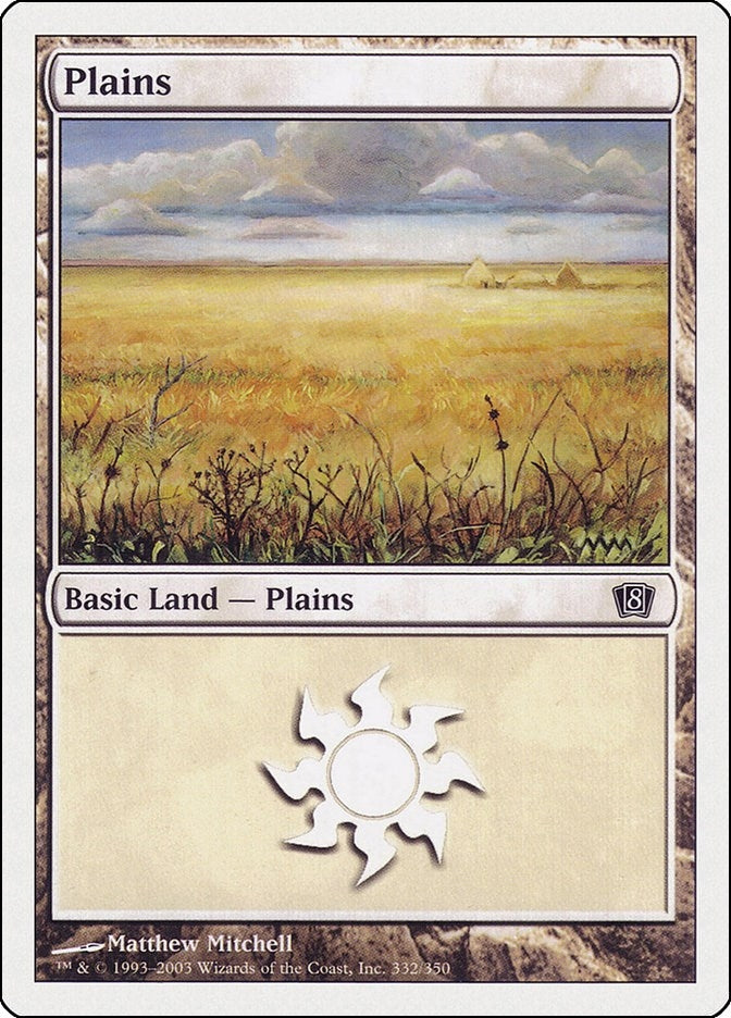 Image for Plains (332) (332) [8th Edition] - Magic: The Gathering