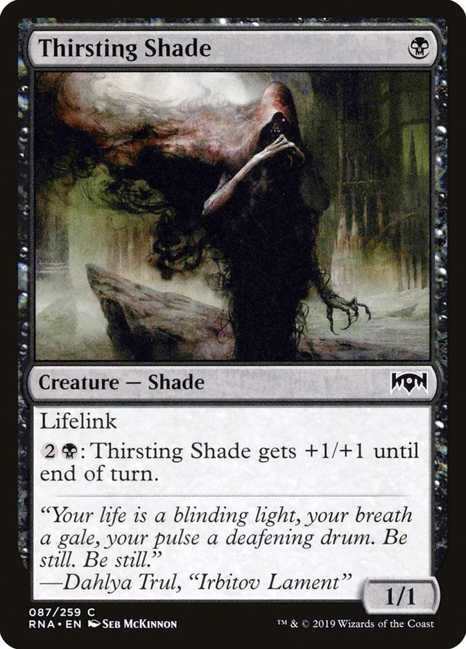 Image for Thirsting Shade (87) [Ravnica Allegiance] - Magic: The Gathering