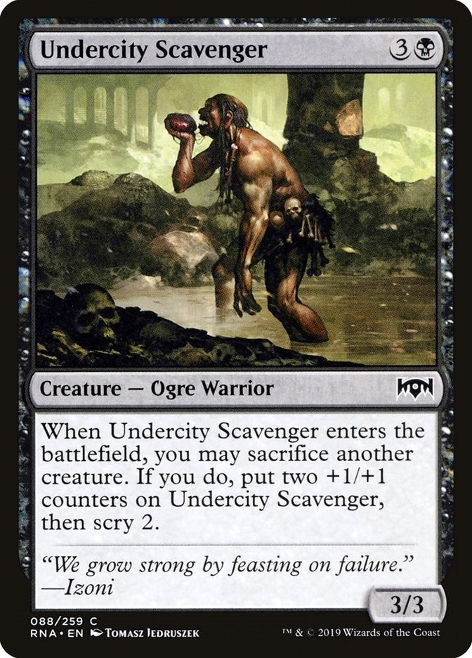 Image for Undercity Scavenger (88) [Ravnica Allegiance] - Magic: The Gathering