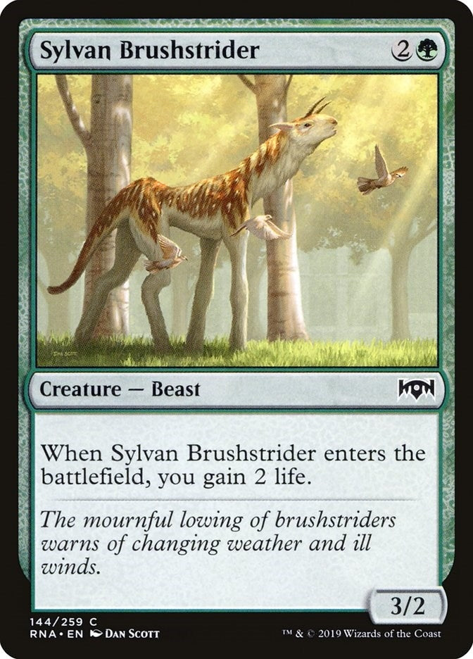 Image for Sylvan Brushstrider (144) [Ravnica Allegiance] - Magic: The Gathering