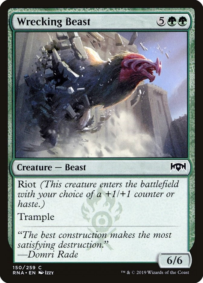 Image for Wrecking Beast (150) [Ravnica Allegiance] - Magic: The Gathering