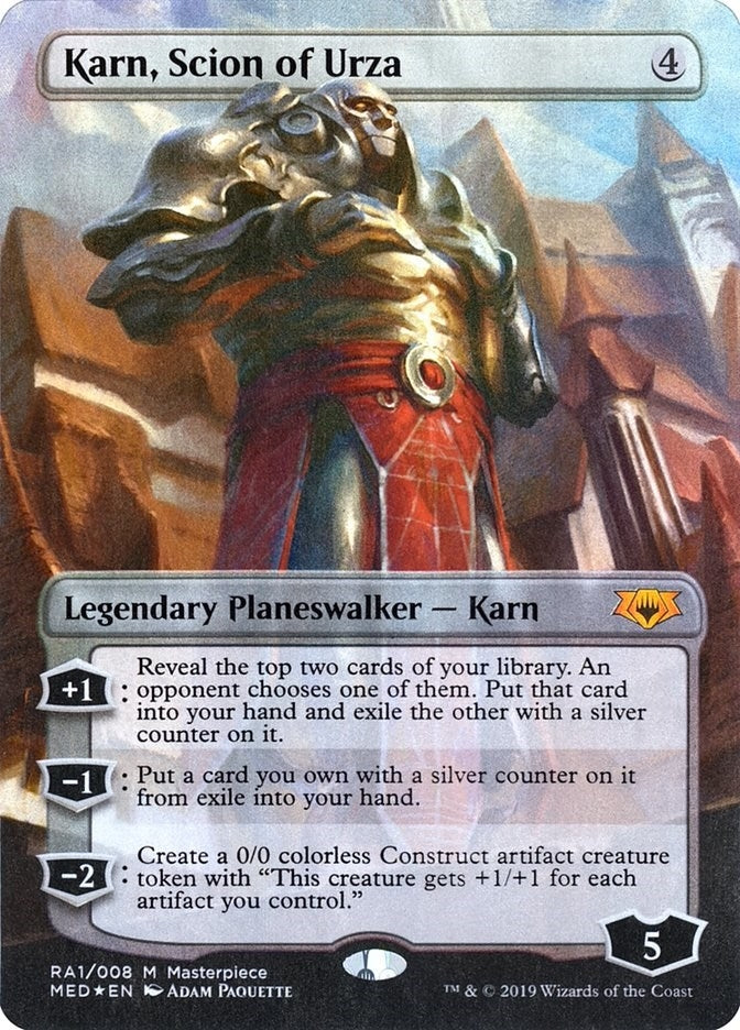 Image for Karn, Scion of Urza (RA1) [Mythic Edition: Ravnica Allegiance] - Magic: The Gathering