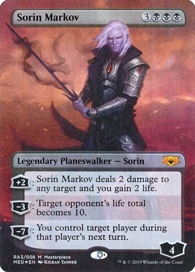 Image for Sorin Markov (RA3) [Mythic Edition: Ravnica Allegiance] - Magic: The Gathering