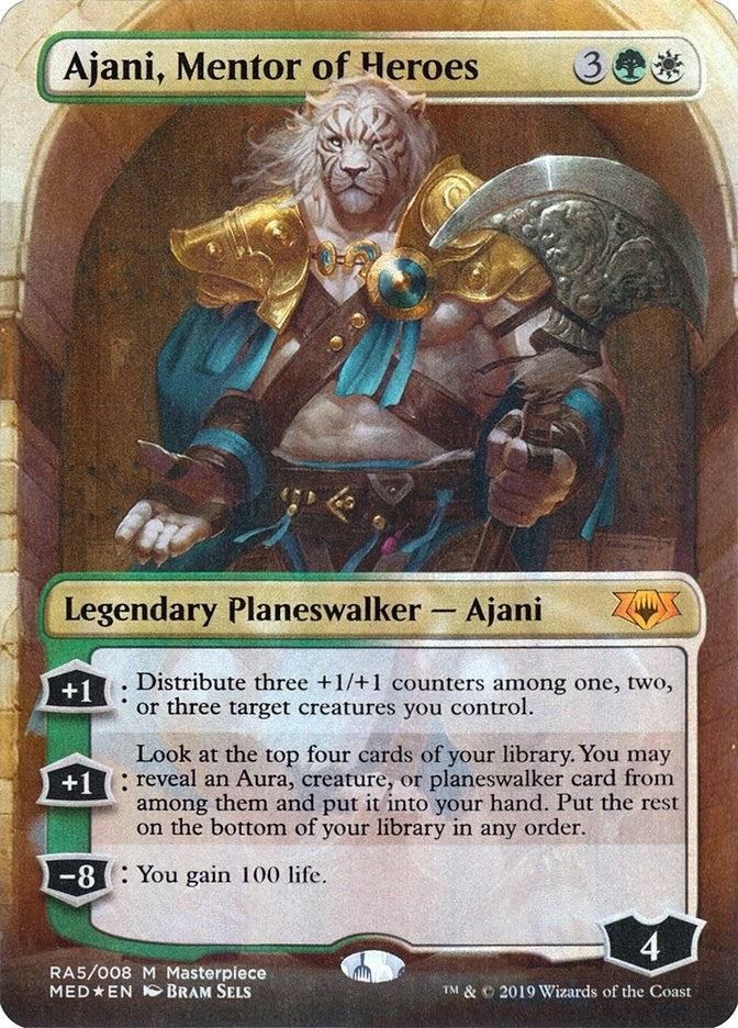 Image for Ajani, Mentor of Heroes (RA5) [Mythic Edition: Ravnica Allegiance] - Magic: The Gathering