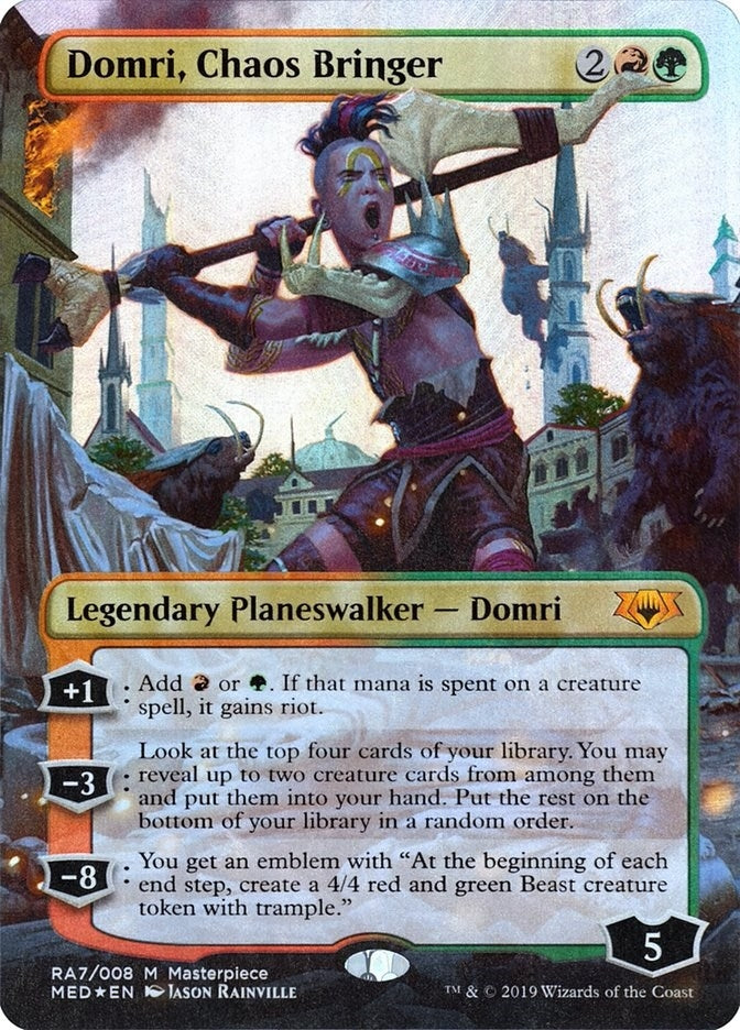 Image for Domri, Chaos Bringer (RA7) [Mythic Edition: Ravnica Allegiance] - Magic: The Gathering