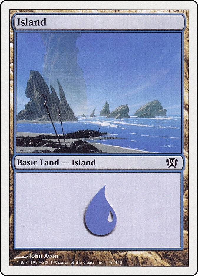 Image for Island (336) (336) [8th Edition] - Magic: The Gathering