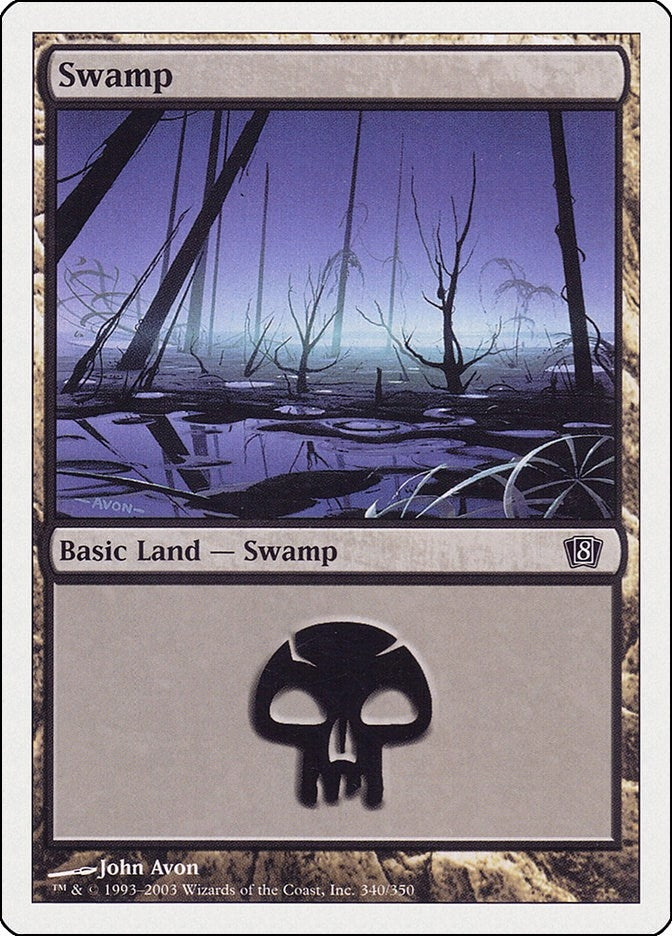 Image for Swamp (340) (340) [8th Edition] - Magic: The Gathering