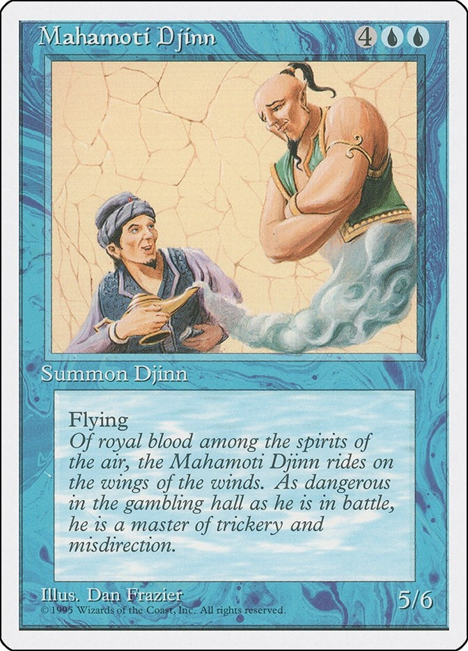 Image for Mahamoti Djinn [Fourth Edition] - Magic: The Gathering