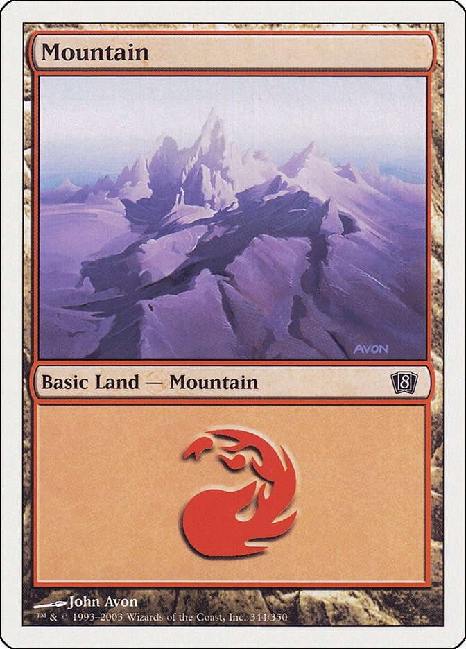 Image for Mountain (344) (344) [8th Edition] - Magic: The Gathering