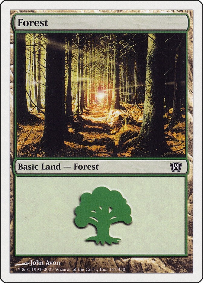 Image for Forest (347) (347) [8th Edition] - Magic: The Gathering