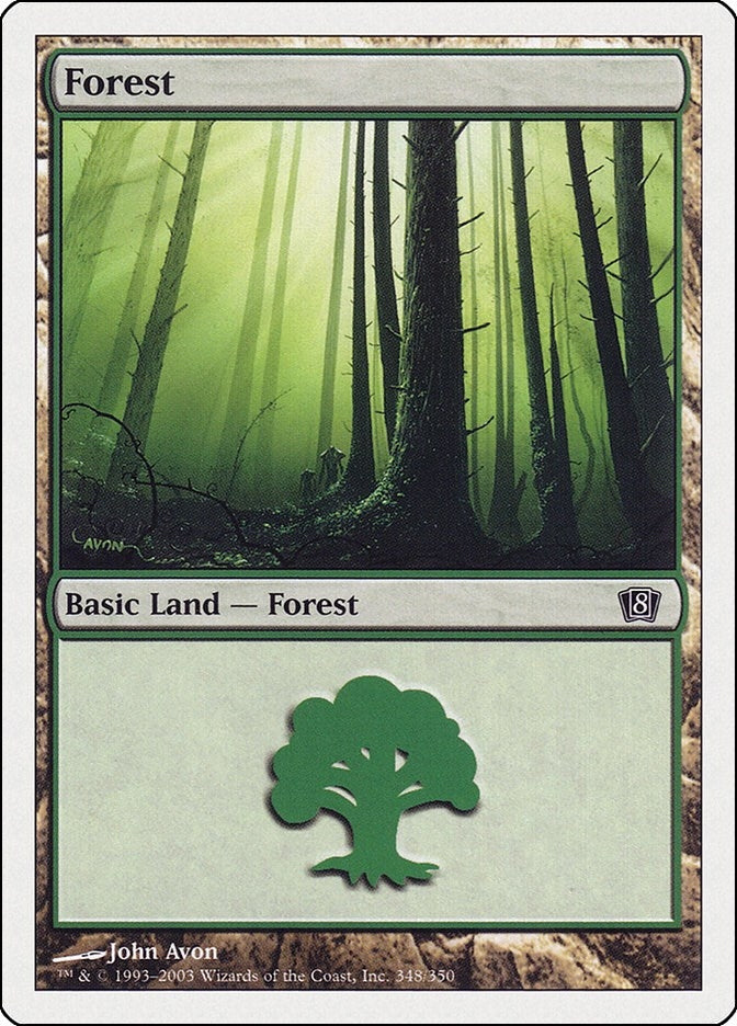 Image for Forest (348) (348) [8th Edition] - Magic: The Gathering