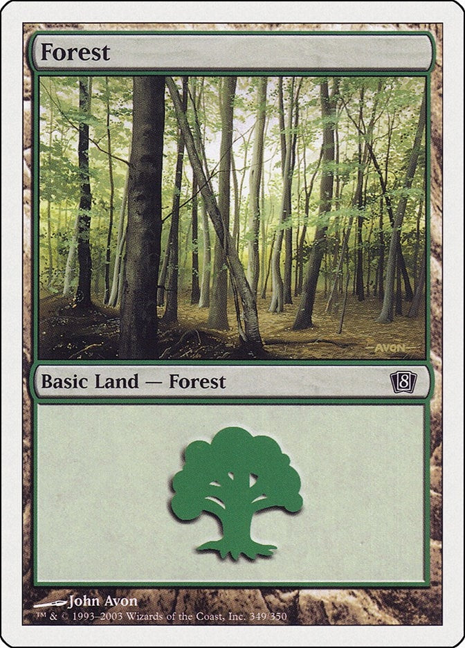 Image for Forest (349) (349) [8th Edition] - Magic: The Gathering