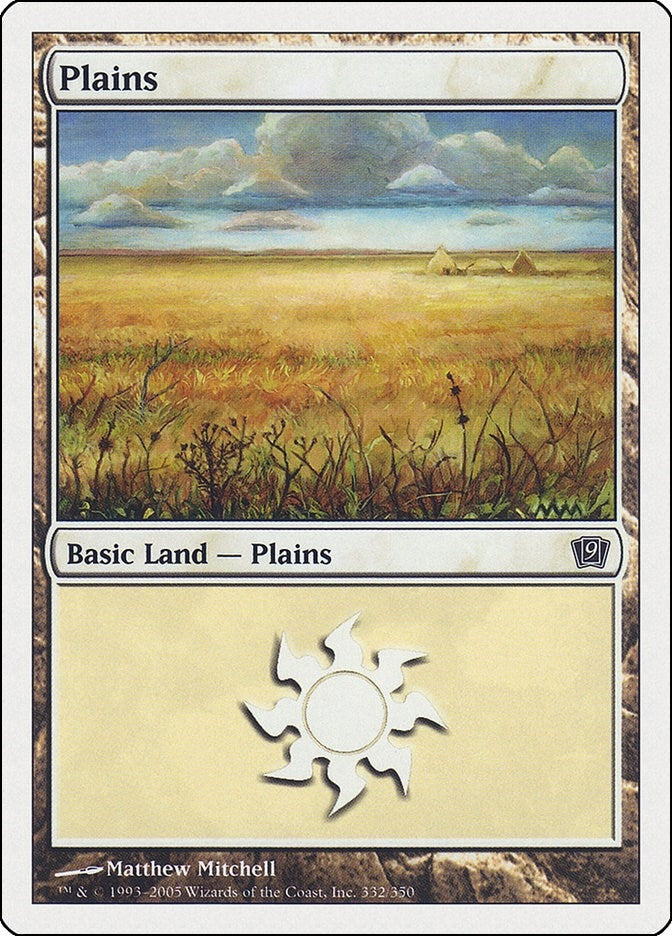 Image for Plains (332) (332) [9th Edition] - Magic: The Gathering