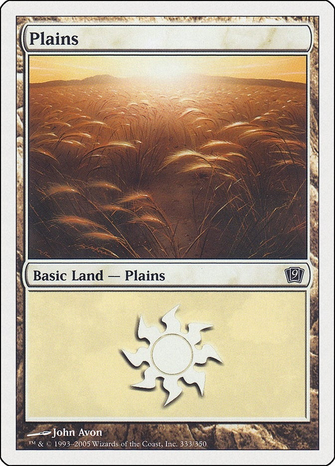 Image for Plains (333) (333) [9th Edition] - Magic: The Gathering