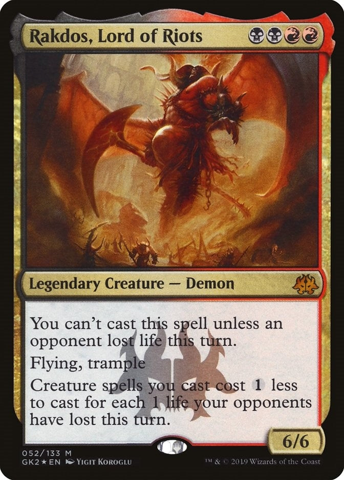 Image for Rakdos, Lord of Riots (52) [Ravnica Allegiance: Guild Kits] - Magic: The Gathering